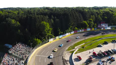 drone-footage-of-cars-on-race-track