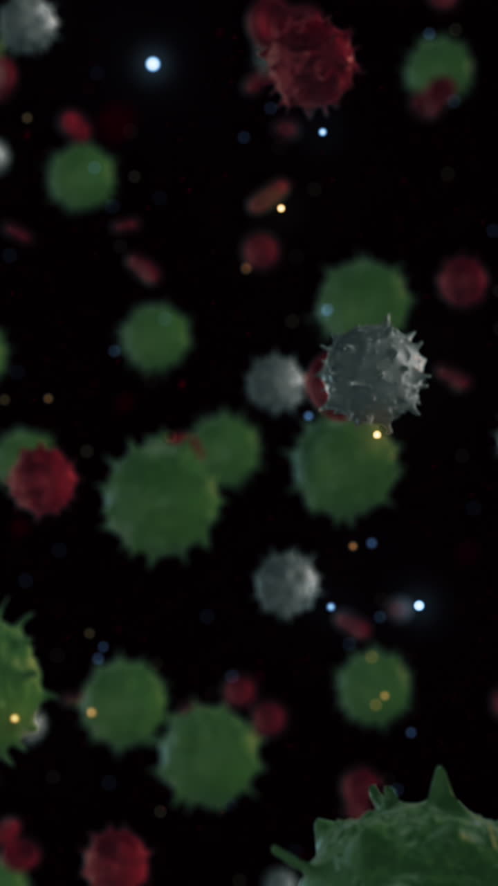 células sanguíneas microscópicas