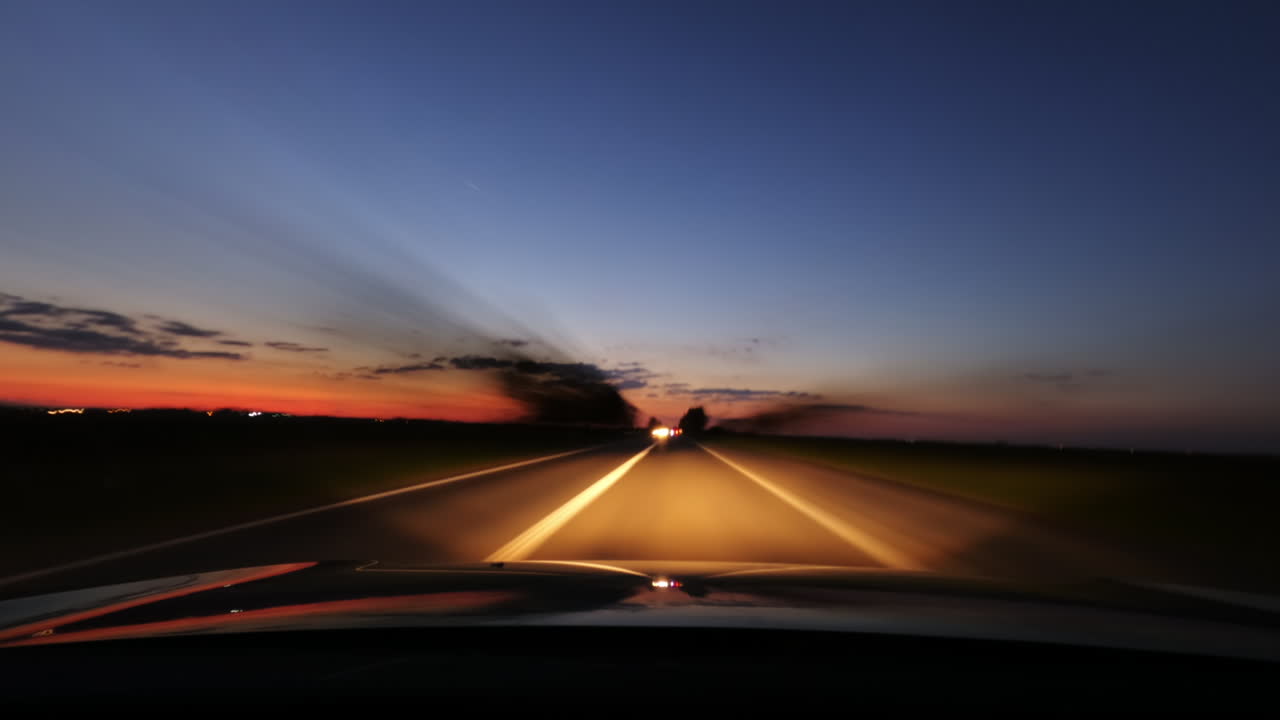 Kørende hyperlapse-optagelser.