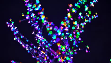 abstract colorful light display