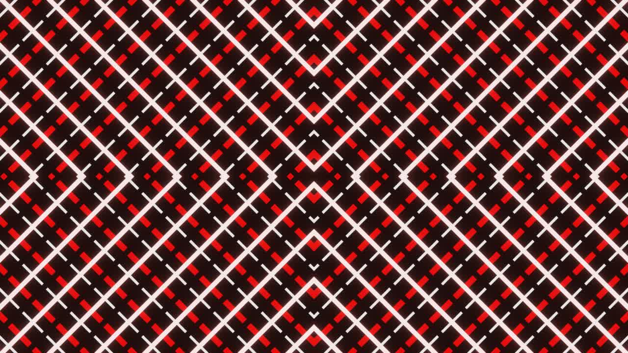 Abstract animation of a red and white background