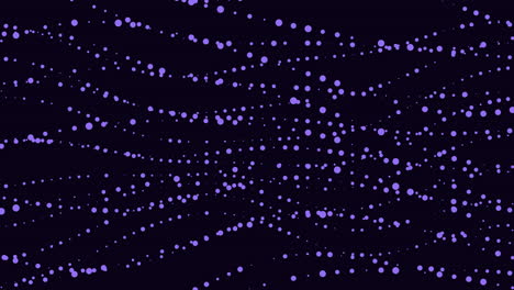 los puntos verdes vibrantes crean un contraste llamativo sobre un fondo azul oscuro