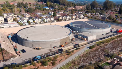 Repairing-a-Santa-Cruz-city-cement-water-tank---rising-aerial-reveal