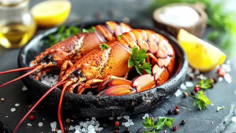 delicious and fresh lobster dish