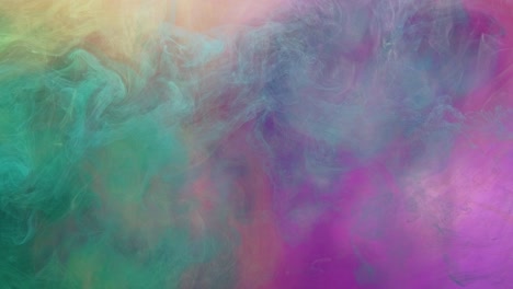 color smoke blast logo reveal trail blue neon pink