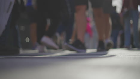 people walking and dancing on the street