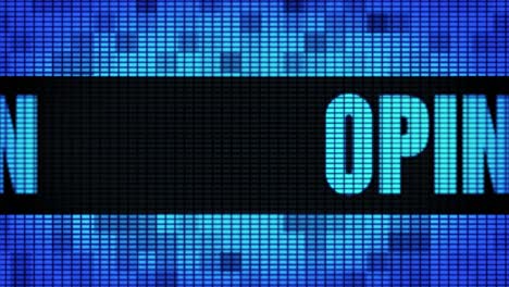 opinion displayed on a digital screen