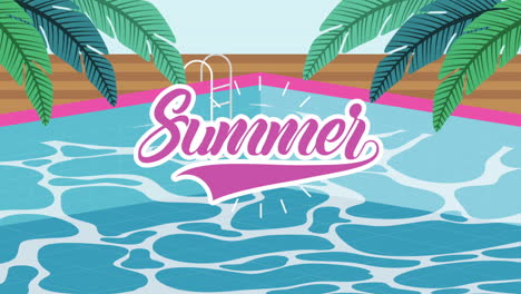 escena del mar en verano