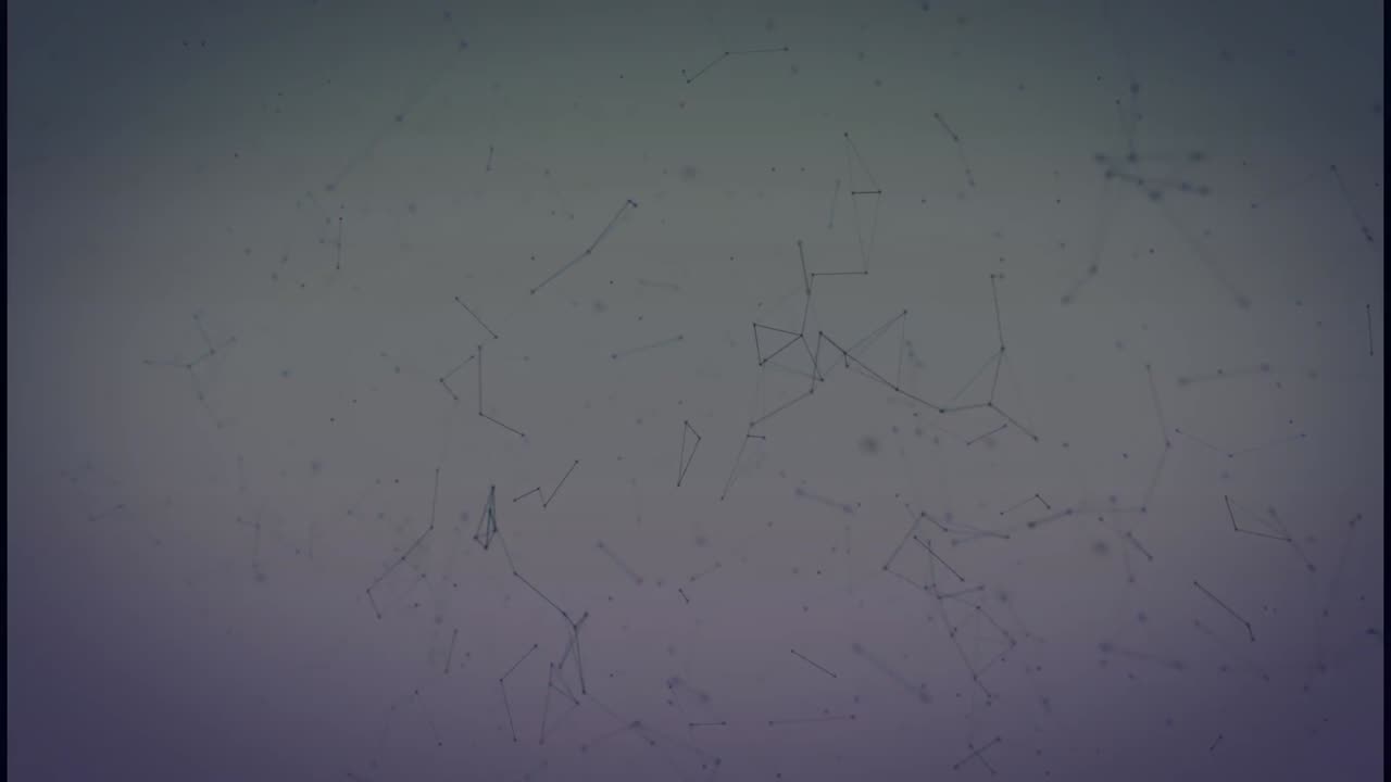 animación de la red de conexiones sobre fondo blanco