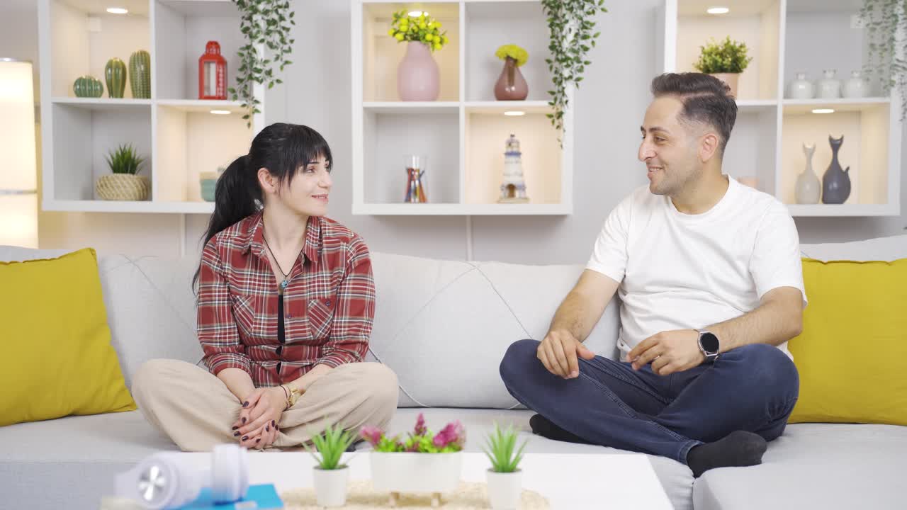 남성과 여성의 명상입니다.