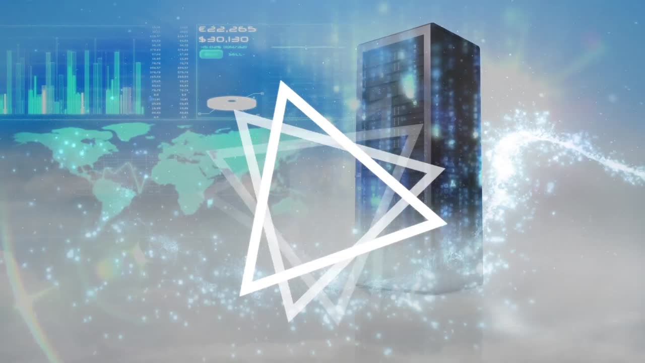 서버를 통해 데이터 처리 및 모양의 애니메이션