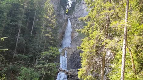 the canyon to martuljek waterfall, martuljski slap