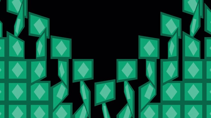 Green Diamond Pattern