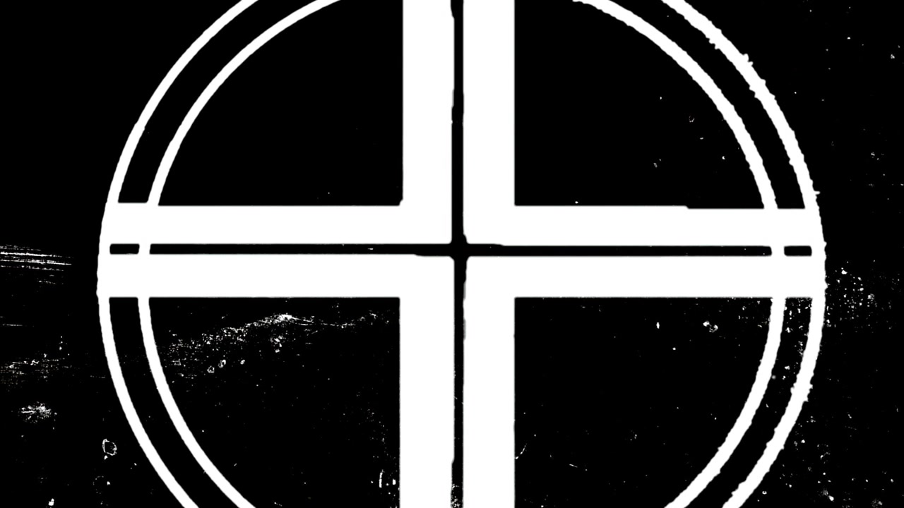 Conto alla rovescia su leader di pellicola vintage con texture grunge
