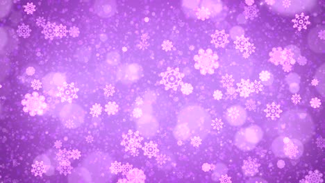 el fondo de los copos de nieve de navidad abstractos de color púrpura.