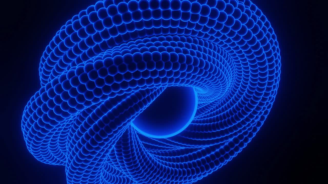 patrón de esfera azul brillante abstracto