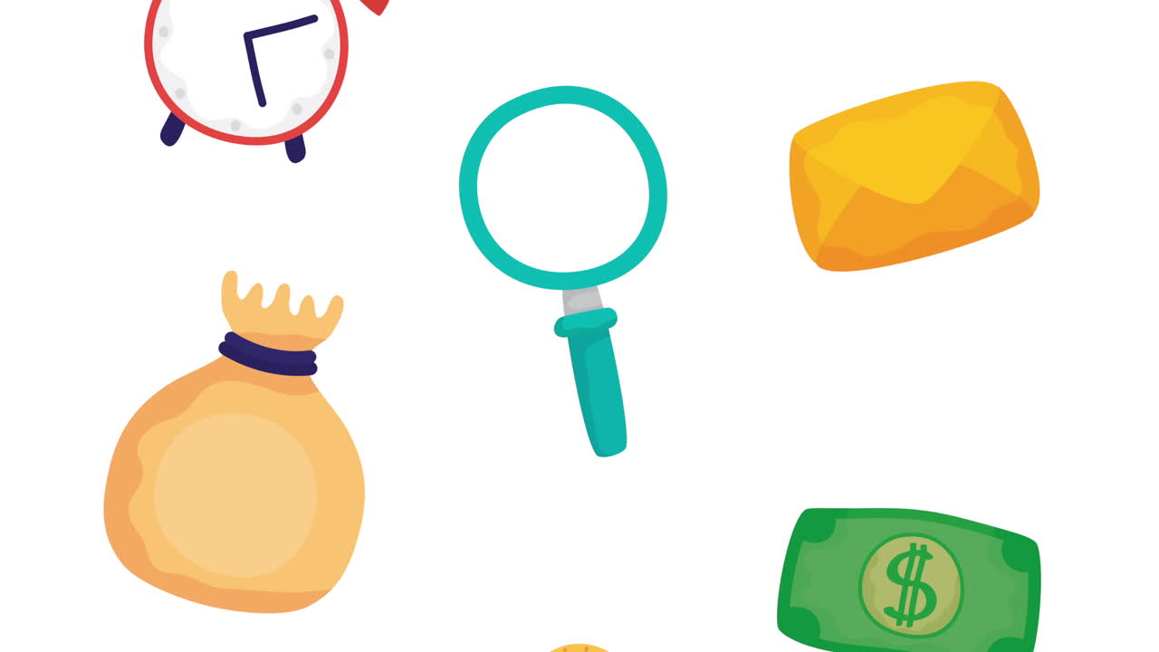 animación del día de impuestos con índice de la mano