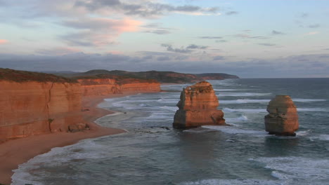 the twelve apostles rock formation stands out on the australian coast