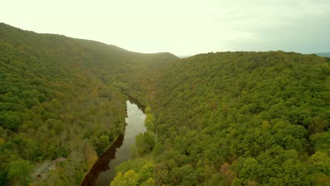 Aerial-drone-view-of-Appalachian-Mountains