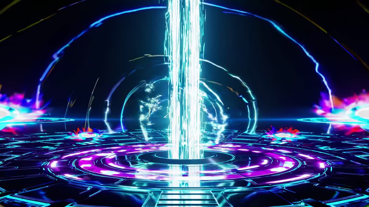 Abstract Futuristic Portal