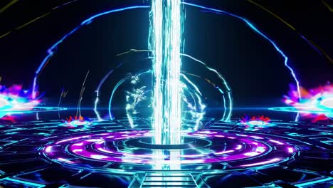 abstract futuristic portal