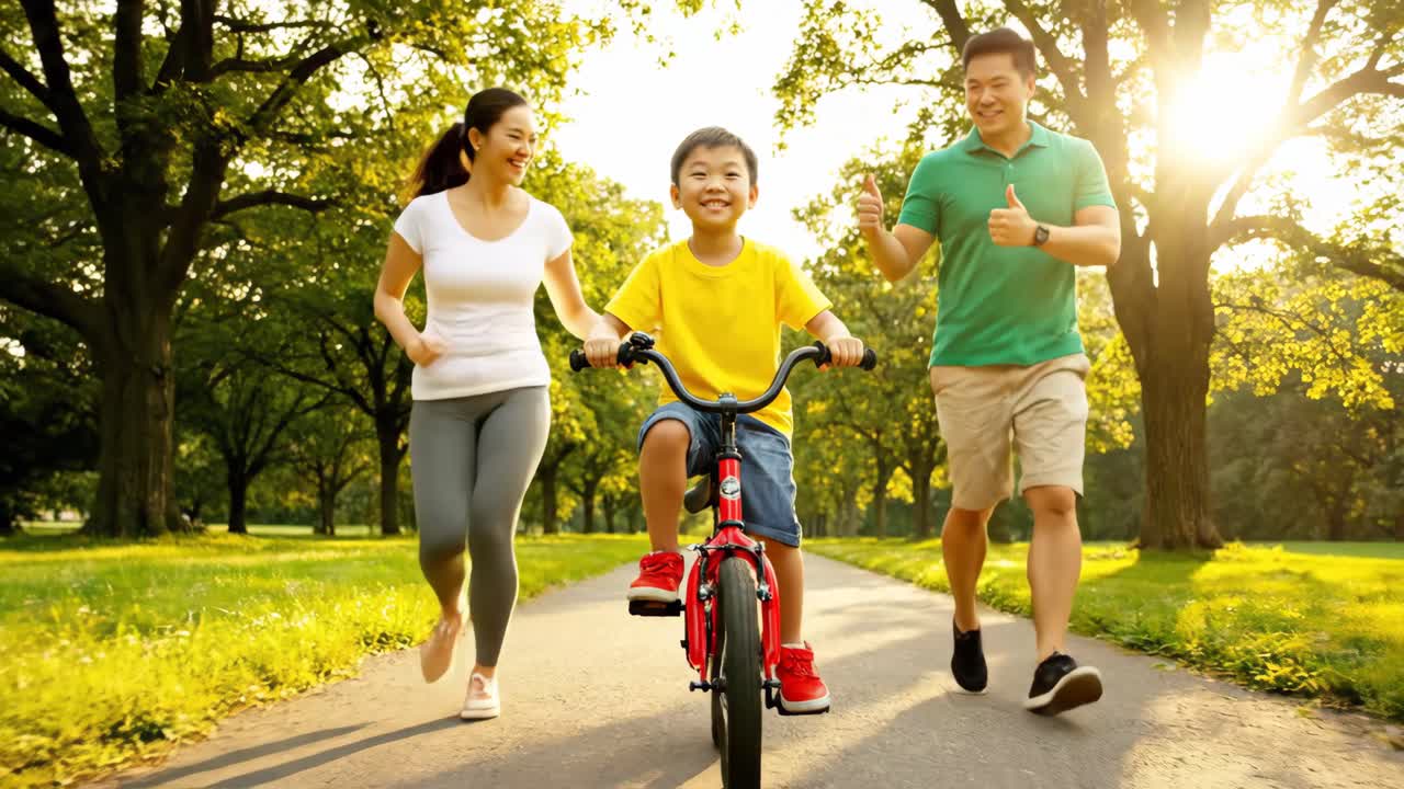 Family enjoying a day at the park