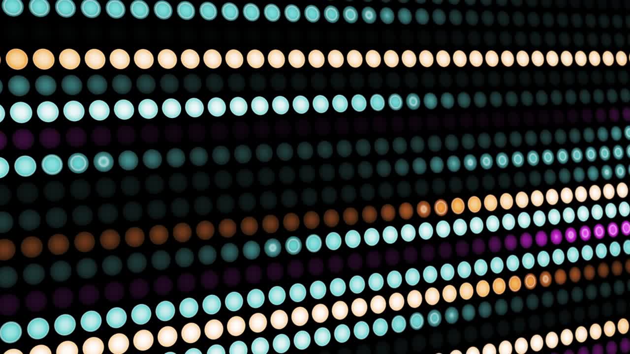 Abstract colorful motion background of modern digital dot movement