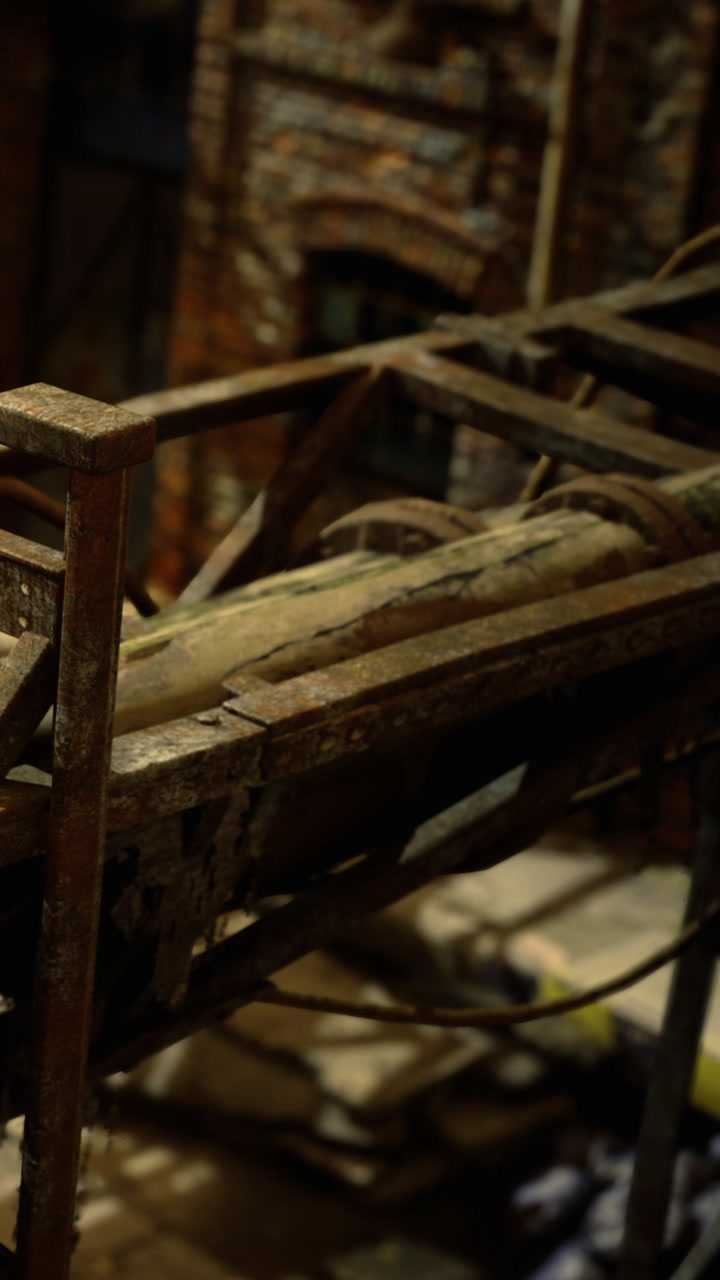 Rusty construction tools resting in an old workshop filled with memories