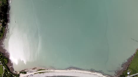 Bird's-Eye-View-Over-Cable-Bay-In-New-Zealand---drone-shot