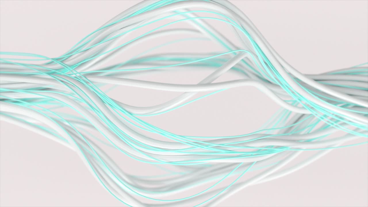 Linee e curve 3D astratte
