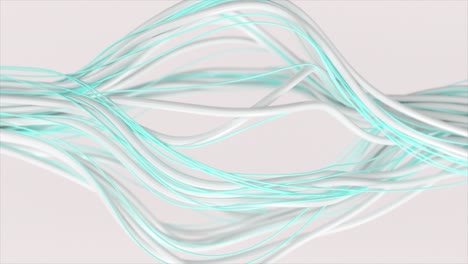 abstract 3d lines and curves