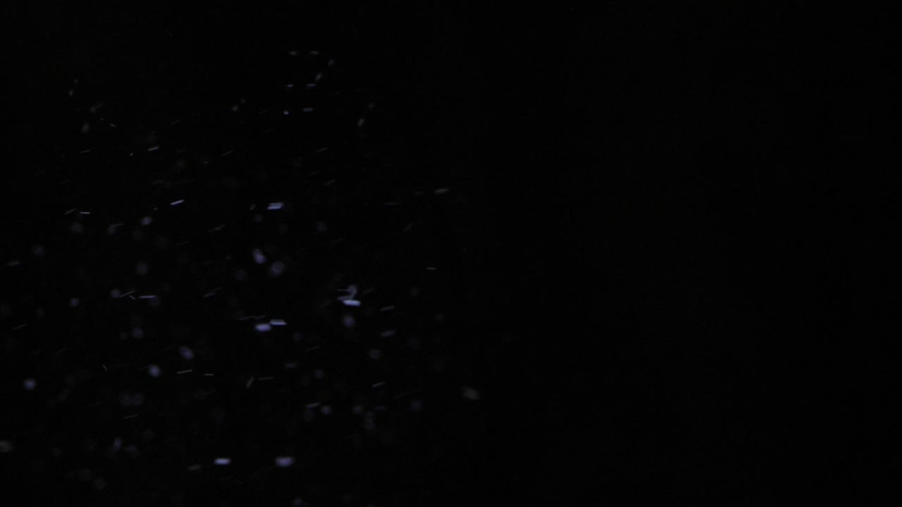 bajo el tranquilo cielo nocturno, delicados copos de nieve descienden suavemente, capturando el suave resplandor de mientras ilumina sus intrincadas formas cristalinas