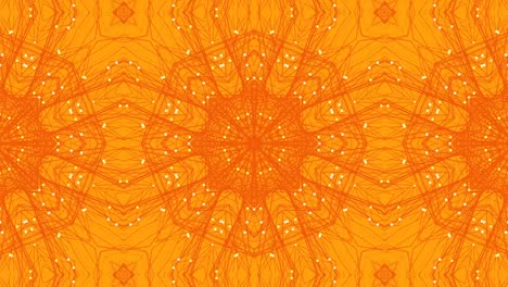 animación de esquemas caleidoscópicos de hexágonos y formas de estrellas que se mueven hipnóticamente en un bucle sin costuras y