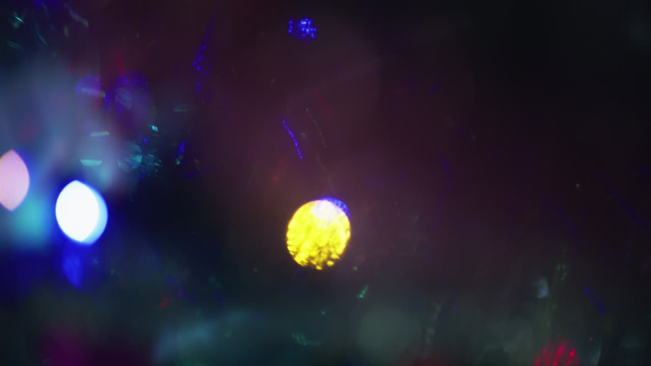 el brillo de la lente de luz bokeh círculos coloridos