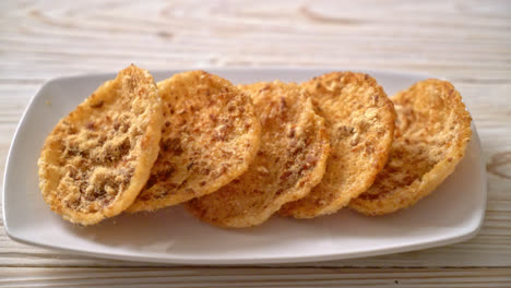 Galleta-De-Arroz-De-Cerdo-Desmenuzada-Seca---Estilo-De-Comida-Tailandesa