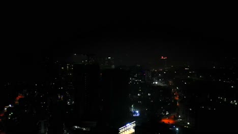 Diwali-Disparo-De-Dron-Kashimira-Miraroad-Thane-Fuegos-Artificiales-Jp-Infrarrojos-Noche-Vista-De-Pájaro