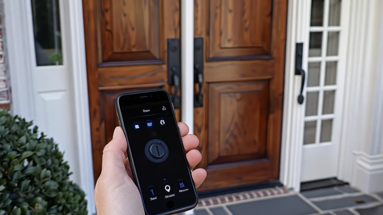 Smart Lock Control with Mobile App