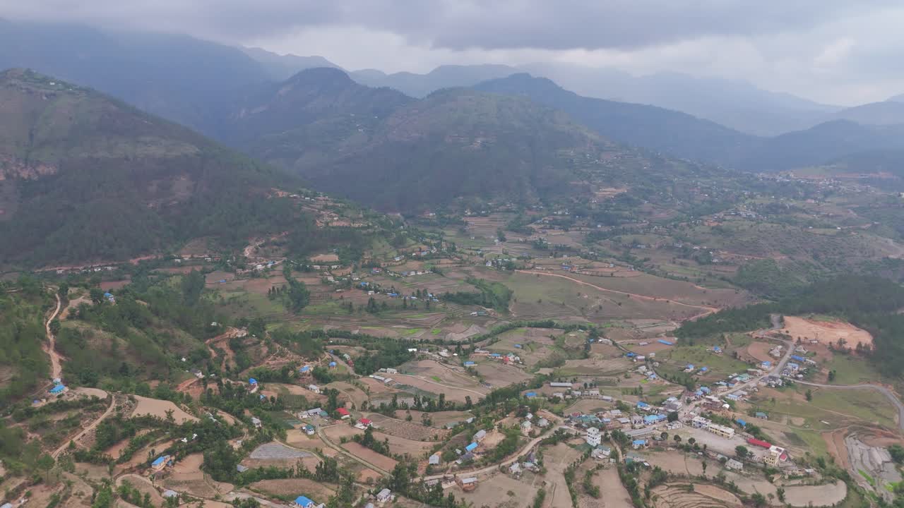 Bellissimo paesaggio del Nepal, Rolpa