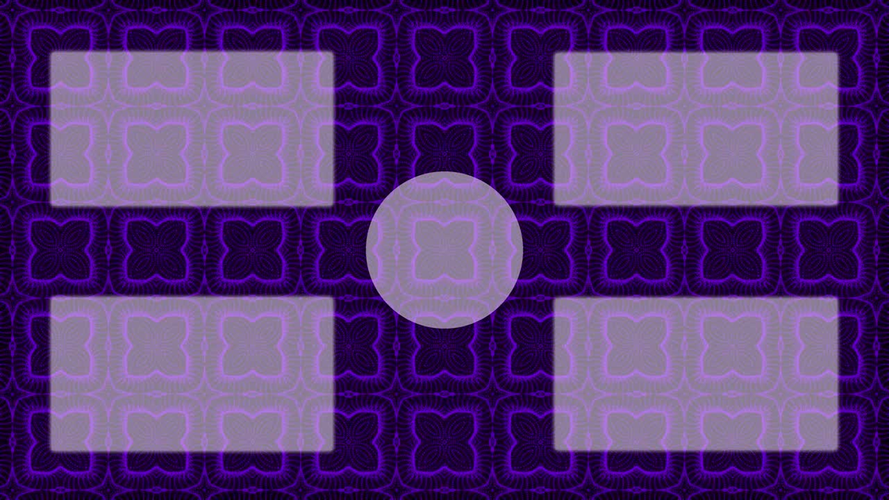 patrón de caleidoscopio tarjeta de finalización pantalla de finalización gráficos de movimiento