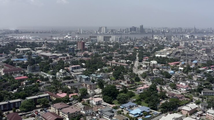 Shipping Port Lagos Drone 09