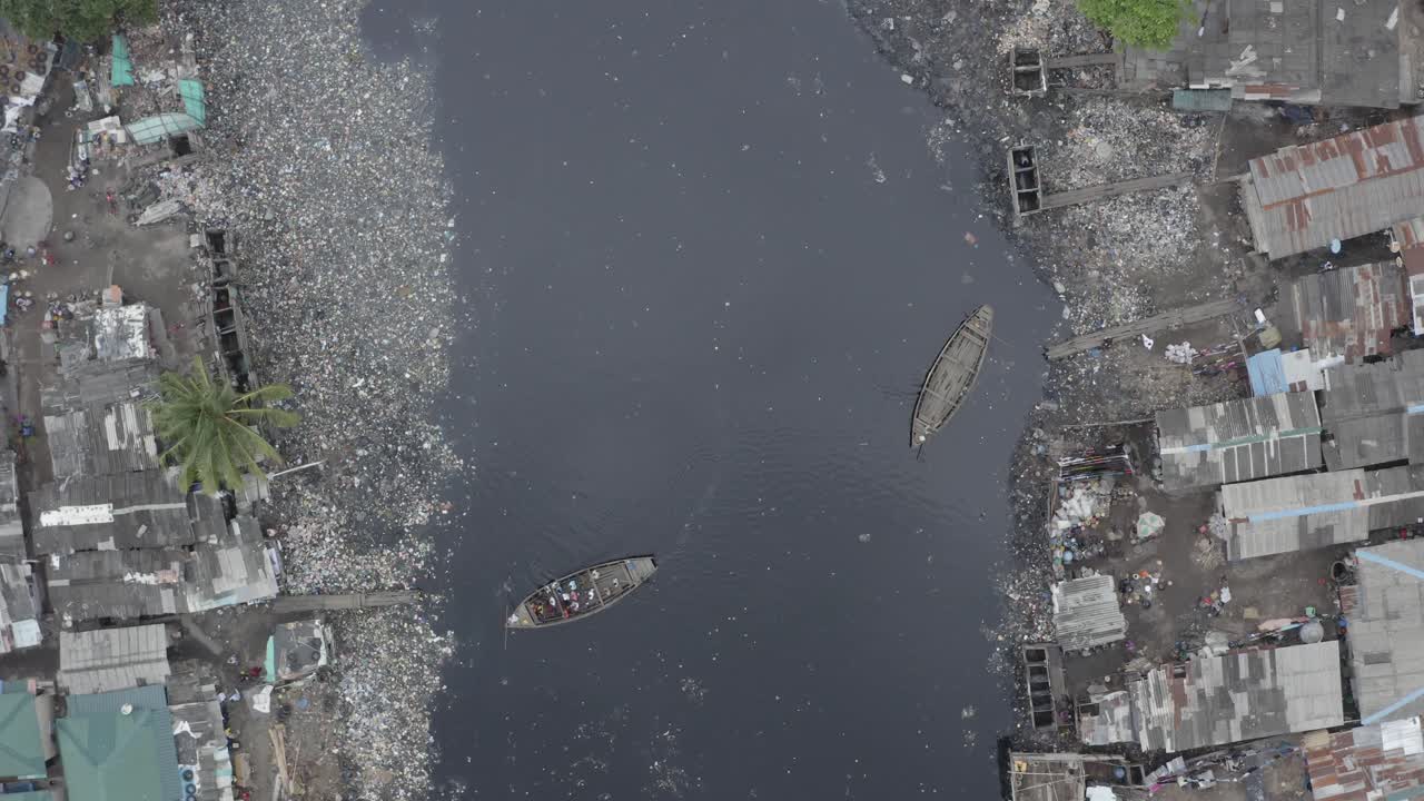 라고스 도시 나이지리아 드론 07