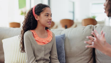 Mother,-daughter-and-fight-with-angry-on-sofa