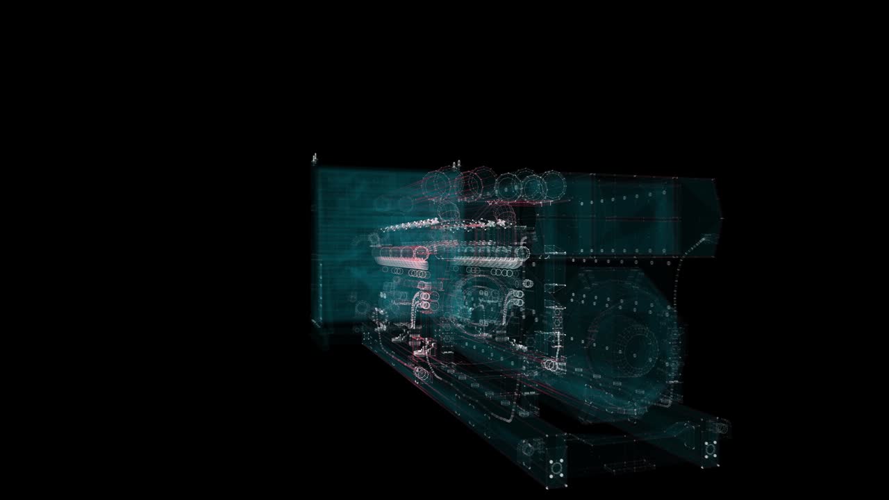 Hologram Large industrial Diesel generator