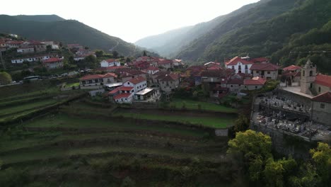 Pintoresco-Pueblo-Portugués-De-Sistelo,-Portugal.