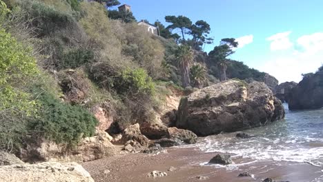 vista del paisaje griego. sol, mar, naturaleza