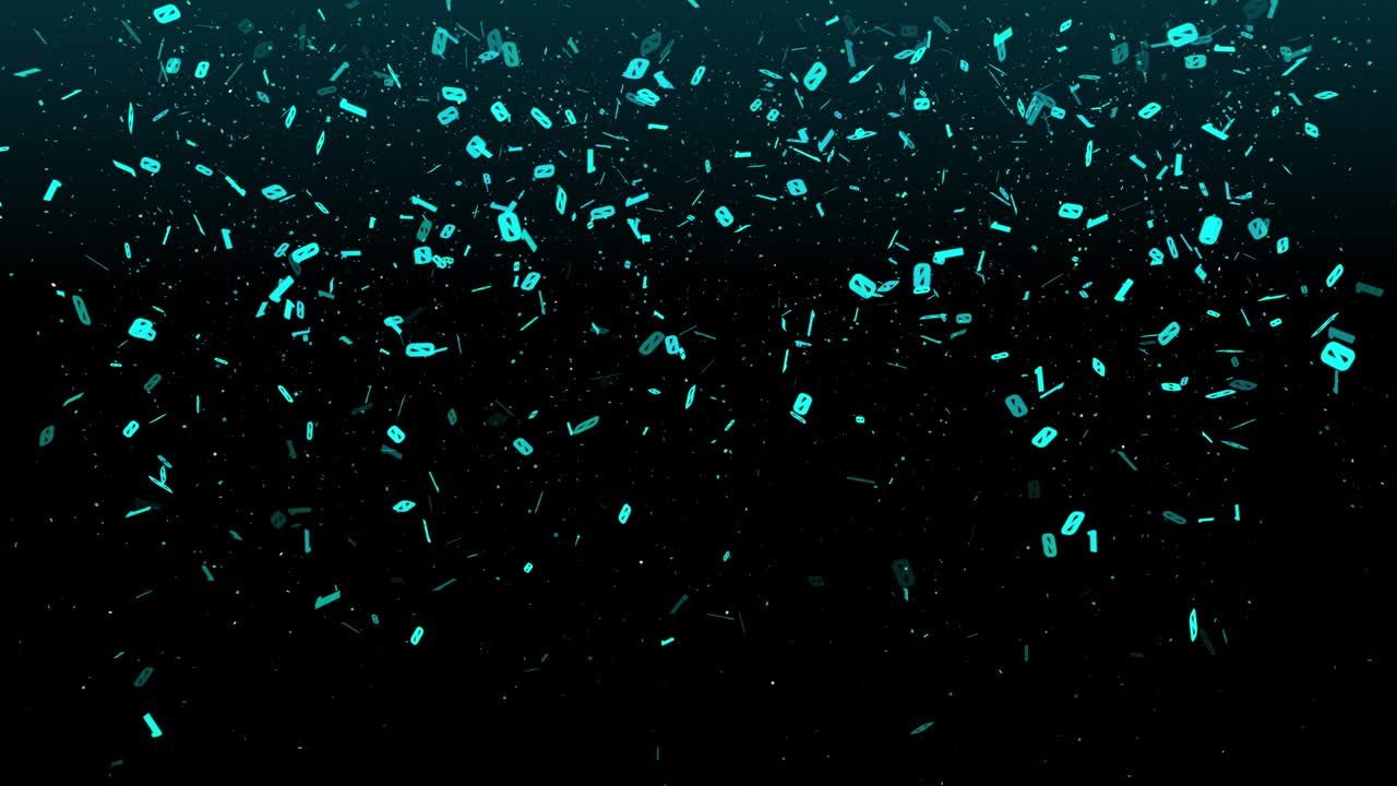 디지털 기술: 4k 모션 컴퓨팅: 지상에 떨어지는 개념 모션 배경