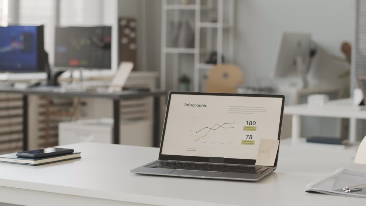 lugar de trabajo del corredor en la oficina