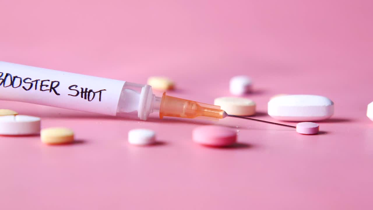 Booster Shot Syringe and Medication