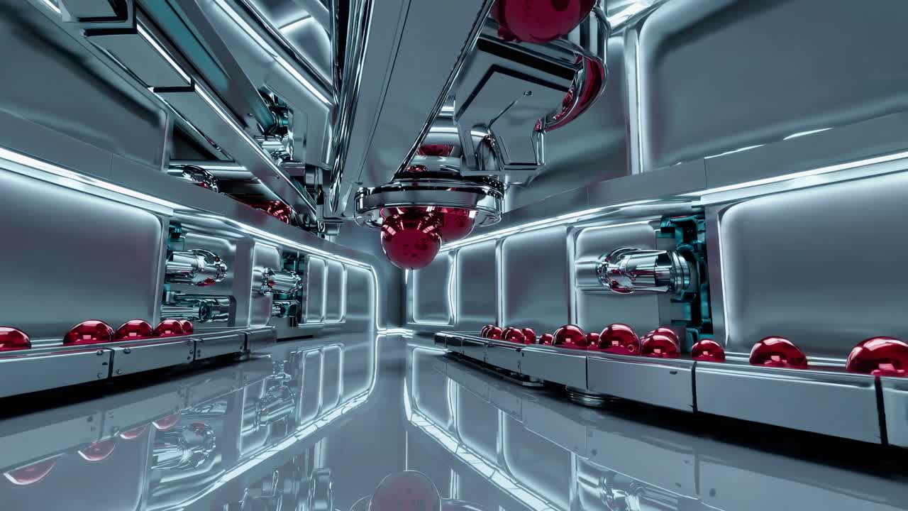 sistema de fabricación automatizado futurista