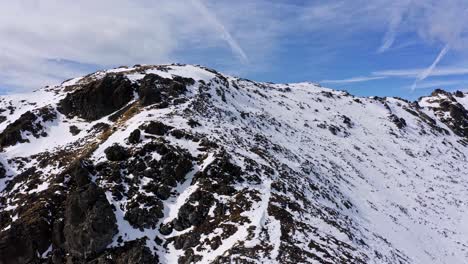 reveladora toma de forcella maddalena, cordillera de trentino lagorai, antena